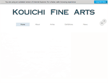 Tablet Screenshot of kouichifinearts.com